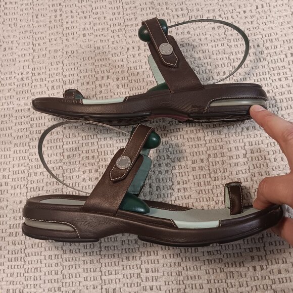 Cole Haan Brown and Green Sandals - Picture 8 of 14